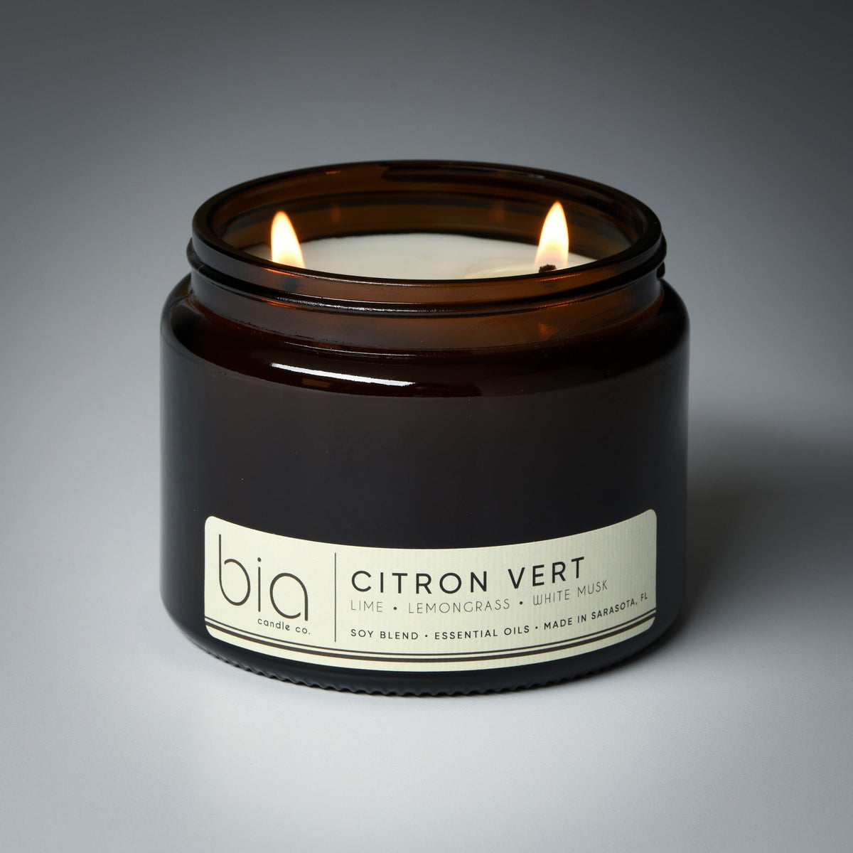 Citron Vert Soy Blend Candle — Lemon, Lemongrass, Bergamot & Lime
